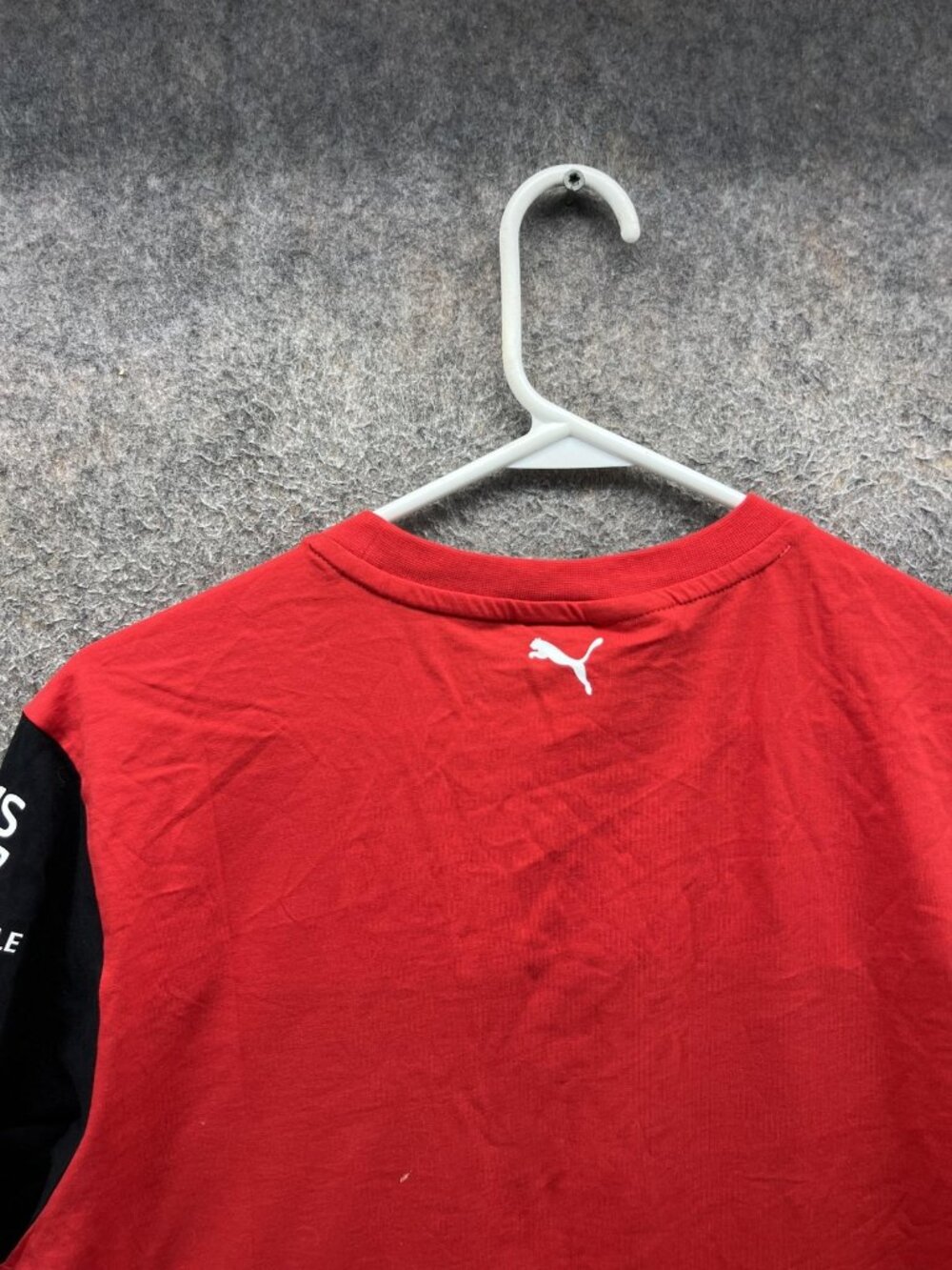 Puma Ferrari Shirt Mens Large Red Formula One Ferrari SF Team Tee Scuderia - Picture 11 of 12